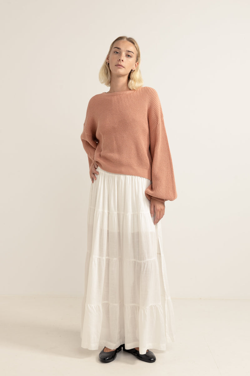 Classic Knit Jumper Rose