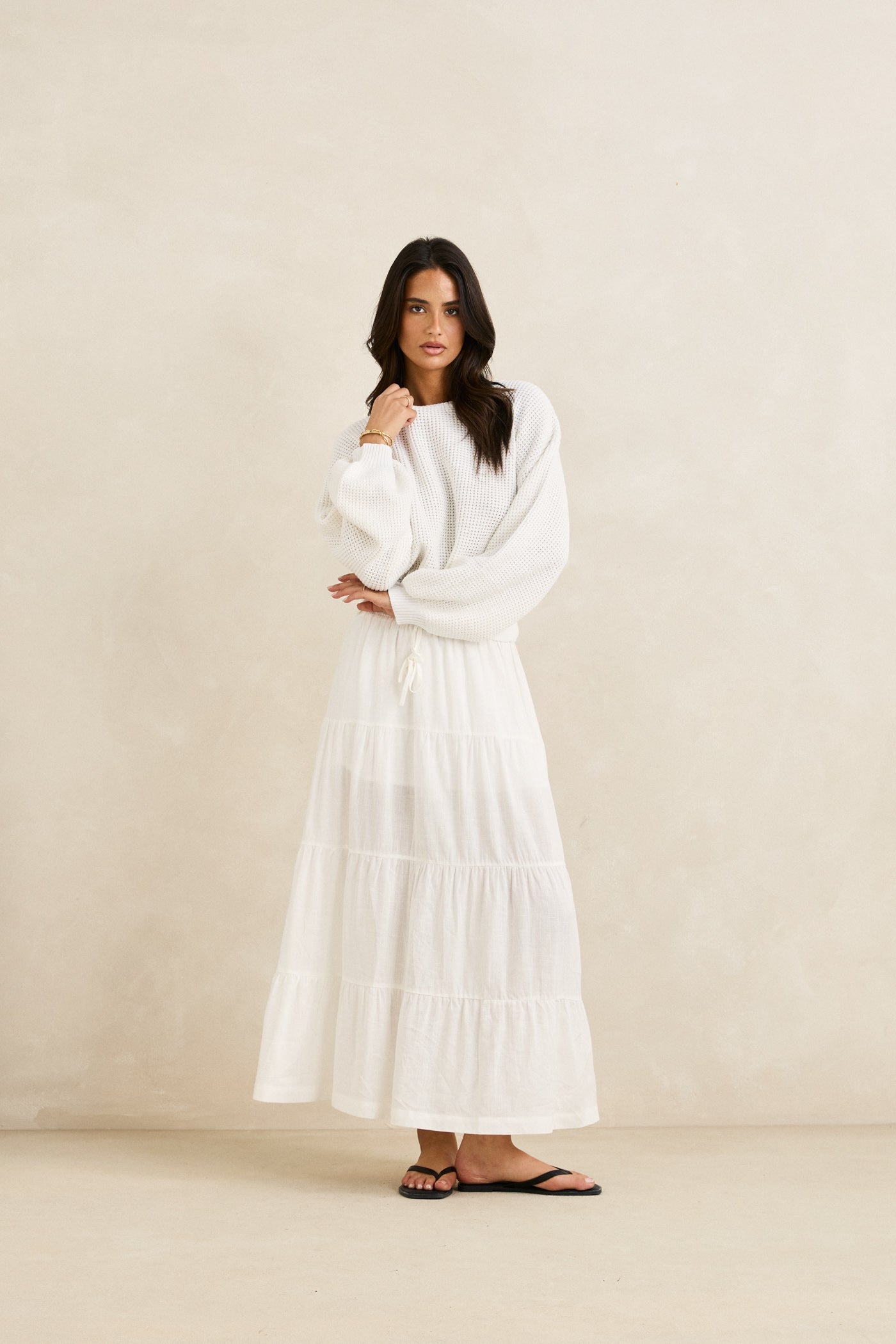 Classic Knit Jumper White – Rhythm US