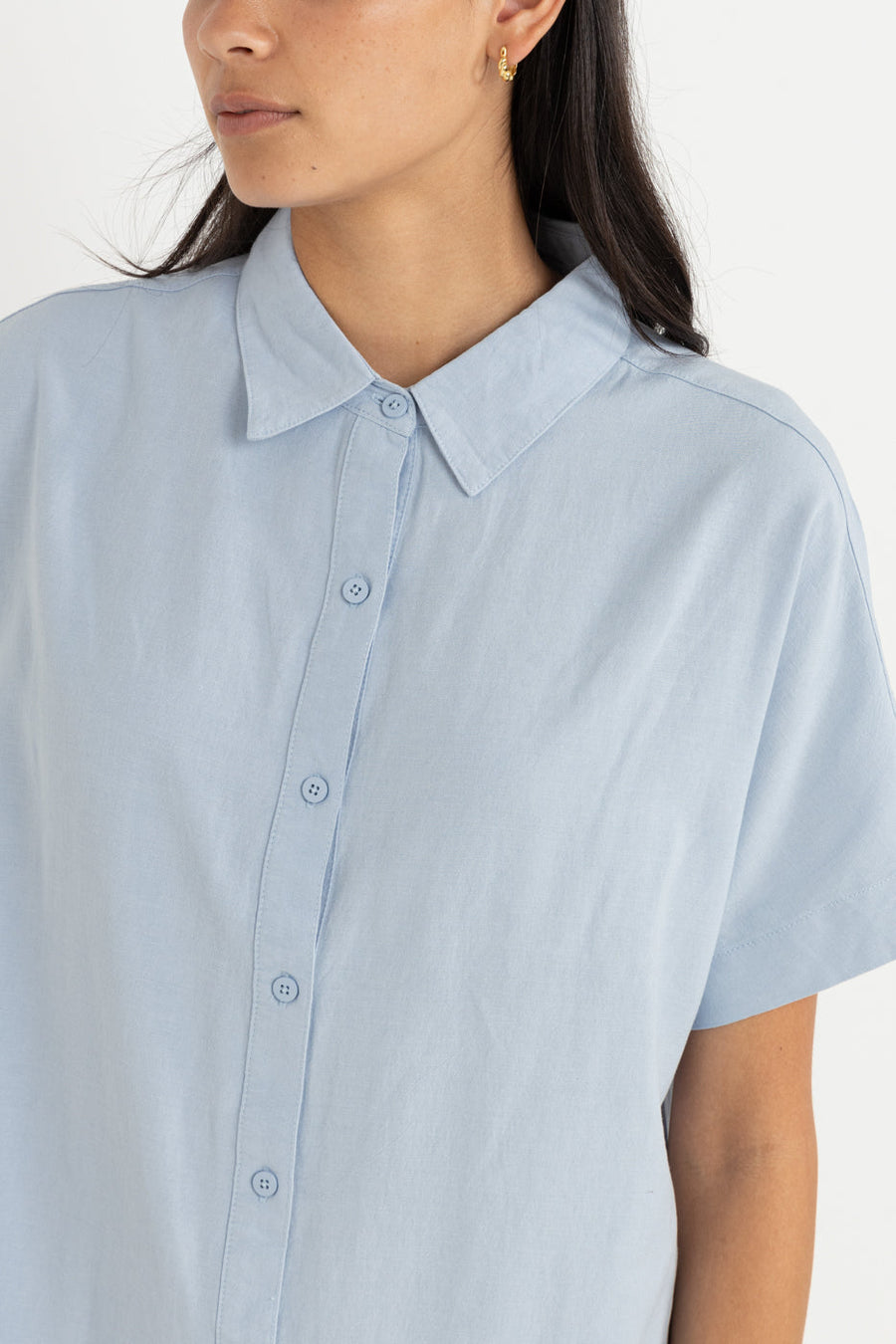 売れ筋商品|||リバティーン リバティーン シャツ レディース トップス MERCY - Button-down blouse - light blue AX632_DM1725?$crop1254$