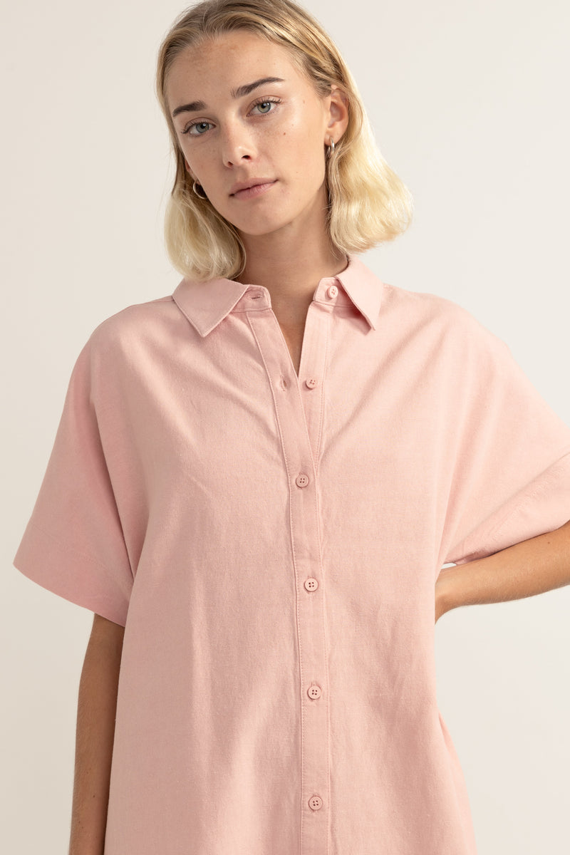 Classic Shirt Dress Rose