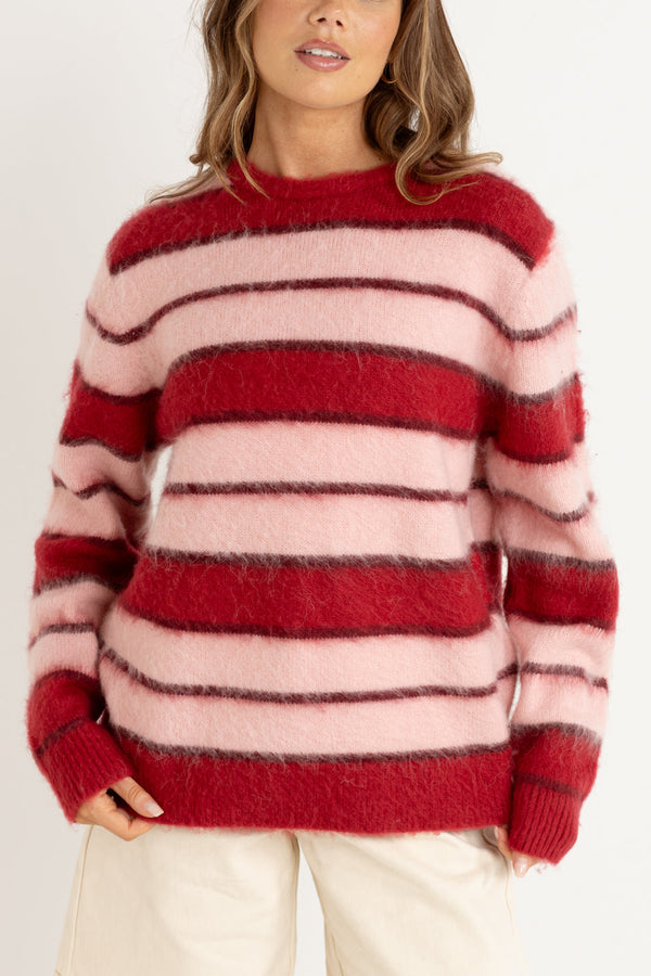 Cherie Oversized Knit Cherry