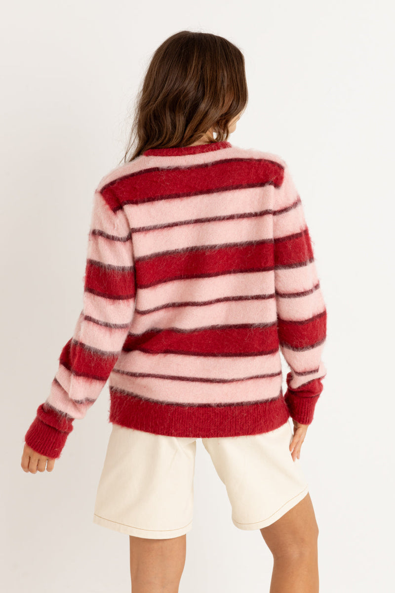 Cherie Oversized Knit Cherry