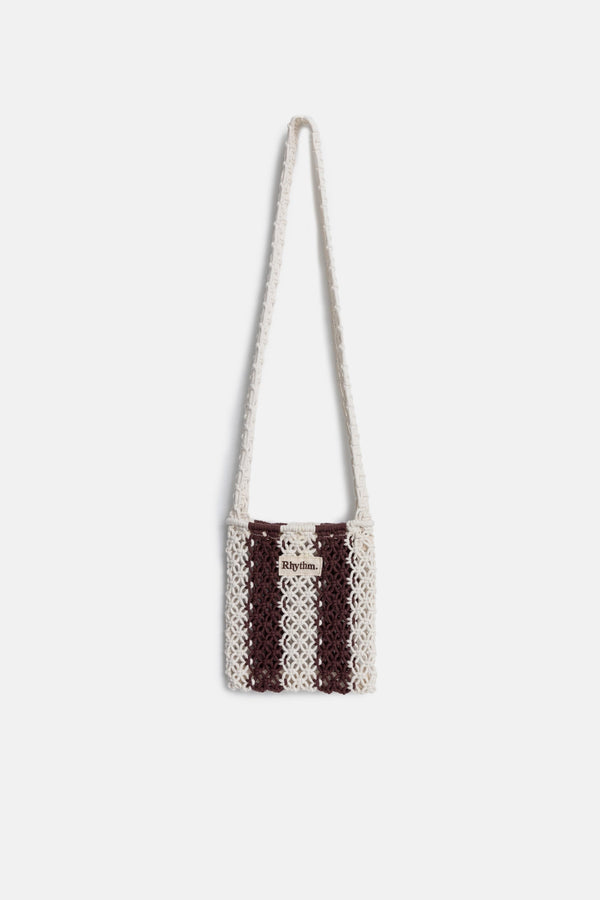 Crochet Shoulder Bag Brown