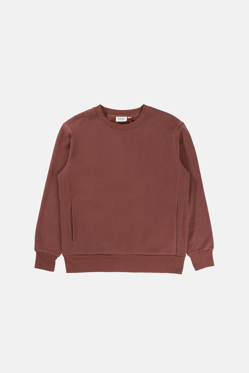 Classic Fleece Crew Merlot