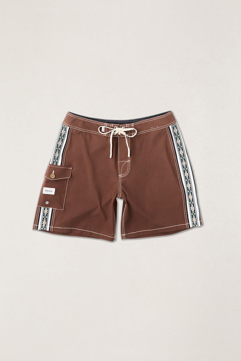 Panel Stripe Trunk Chocolate