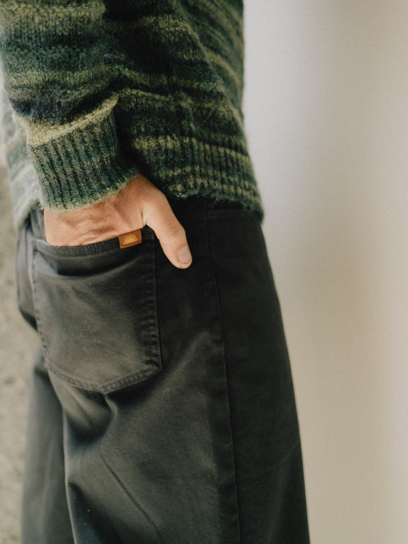 Relaxed Wash Canvas Pant Midnight
