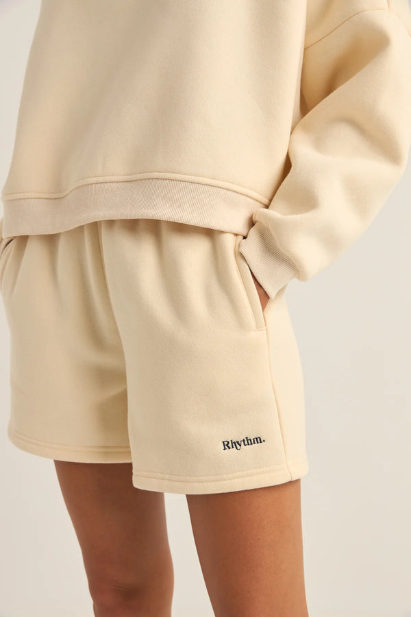 Logo Fleece Shorts Oat