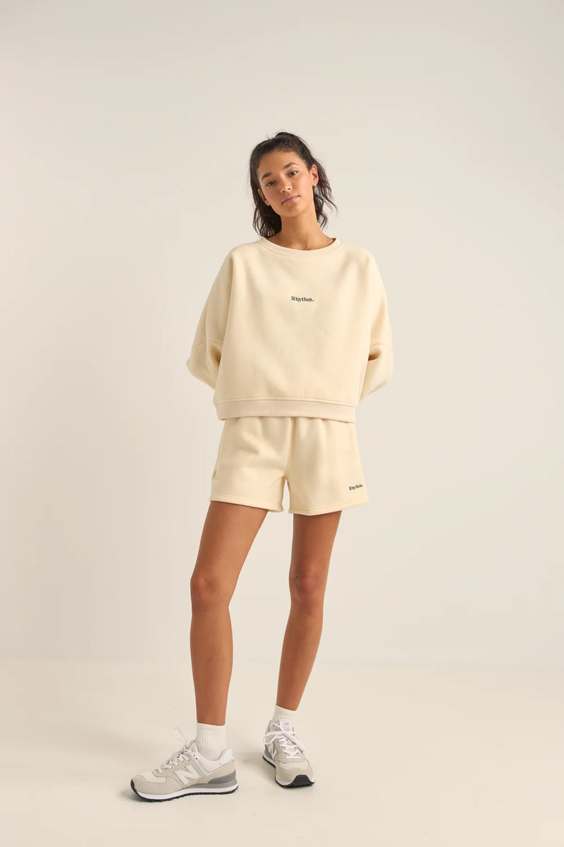 Logo Fleece Shorts Oat