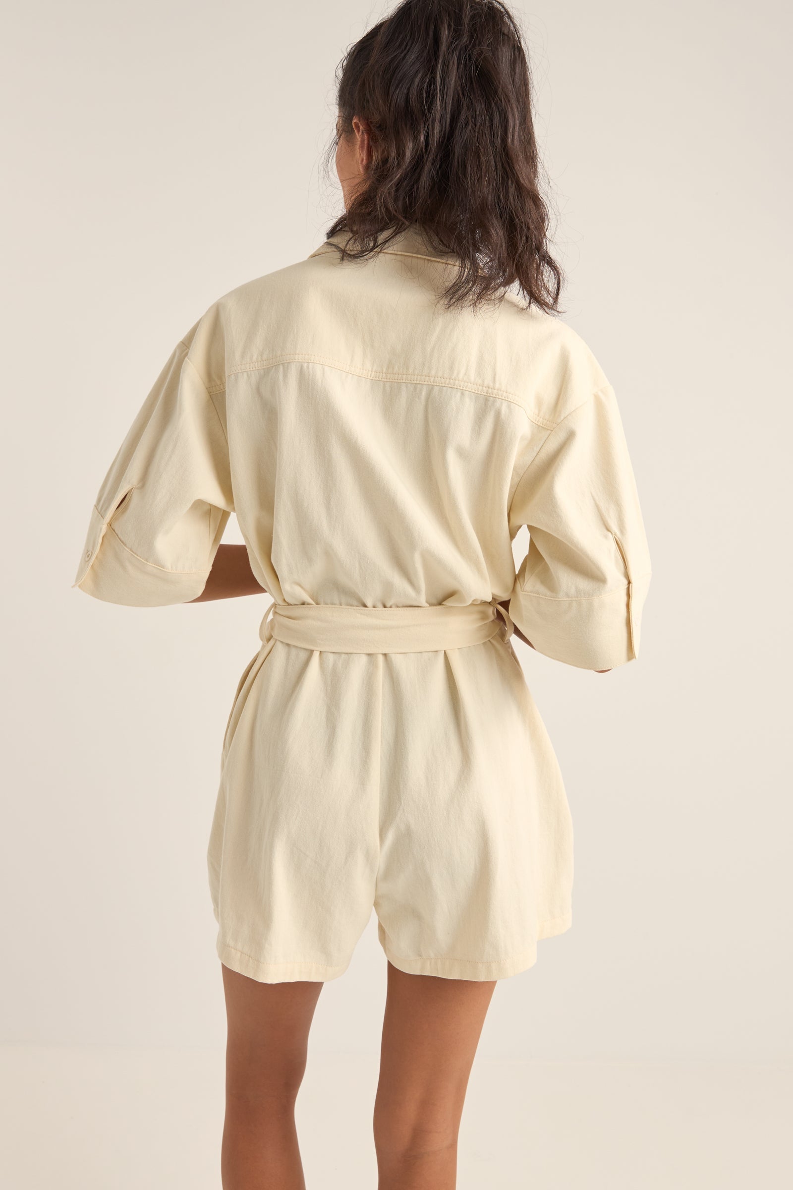 Rhythm Boiler Playsuit Cream AU 8