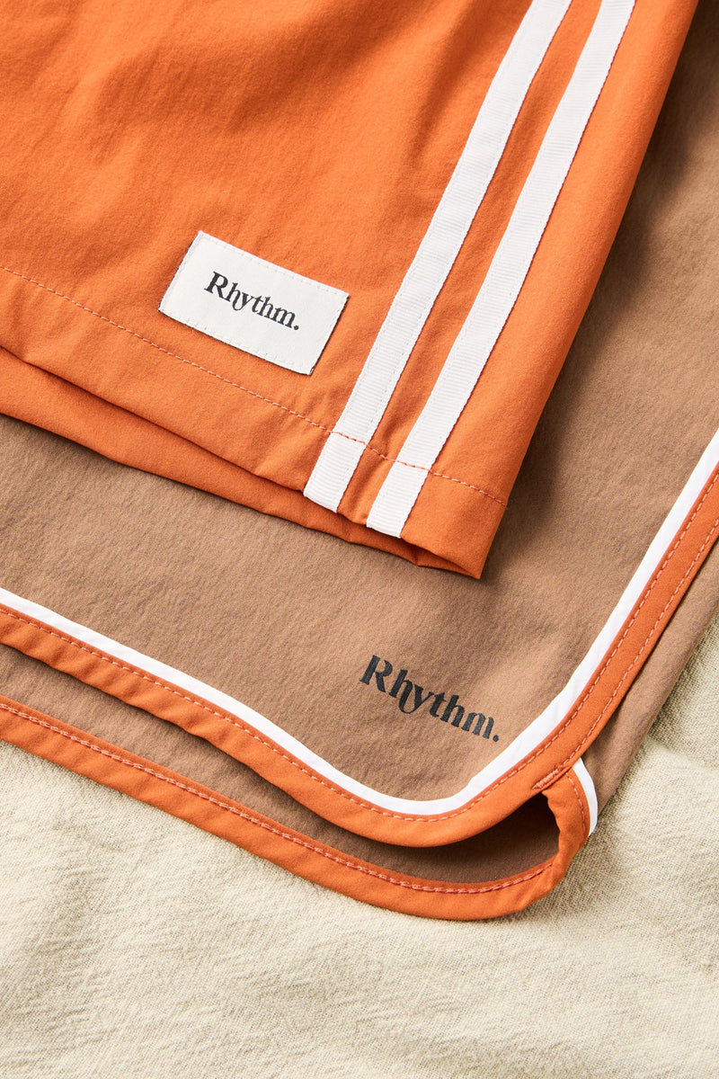 Pipe Stretch Beach Short Burnt Orange