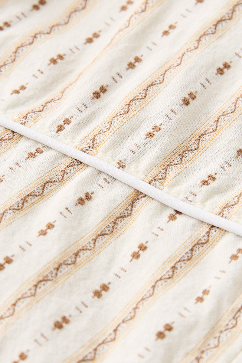 Lone Pine Stripe Ss Shirt Natural