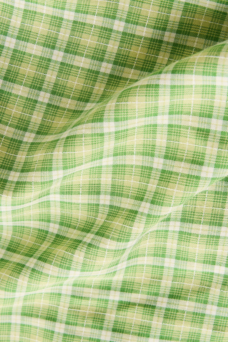 Anini Wrap Mini Dress Lime