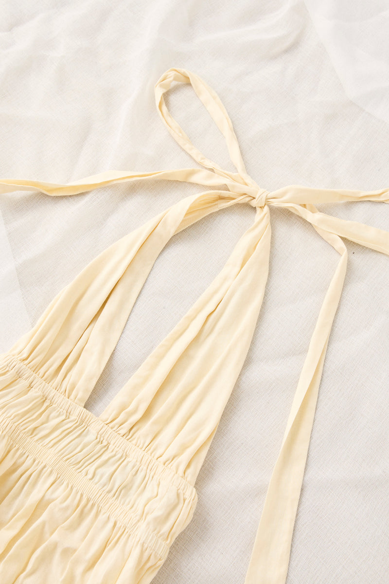 Talei Halter Dress Coconut