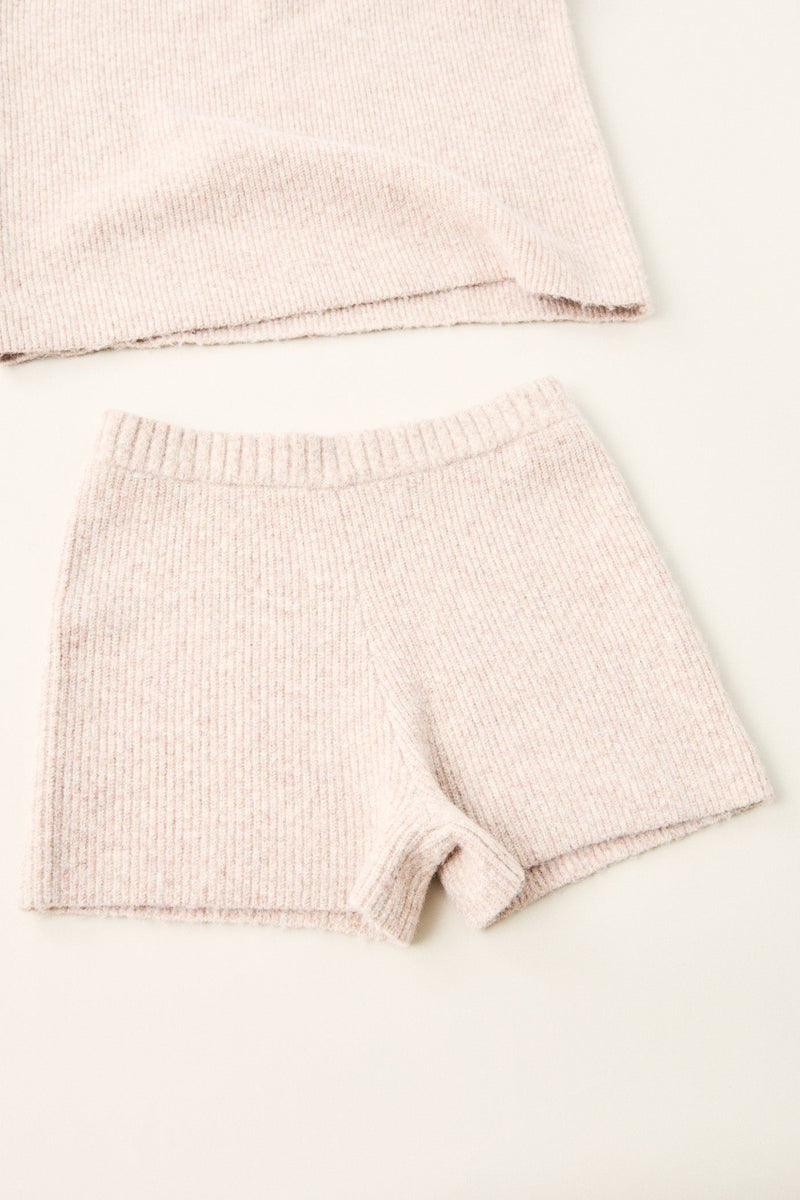 Peta Rib Knit Short Cedar