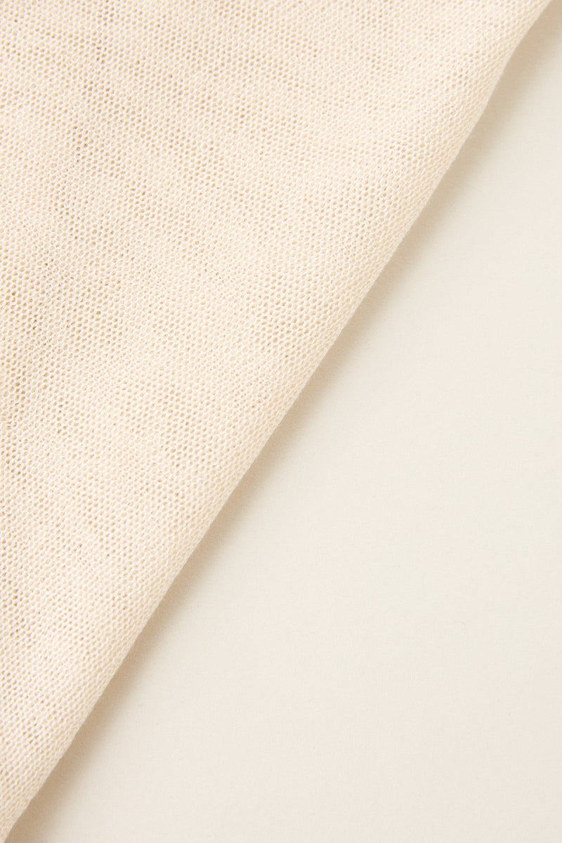 Rumi Sheer Knit Set Natural