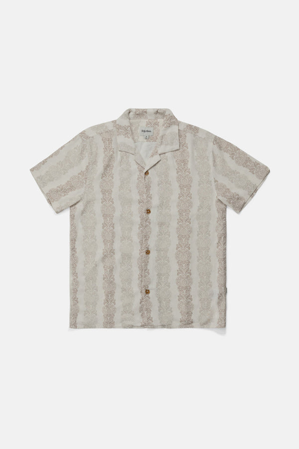 Pineapple Stripe Ss Shirt Sand