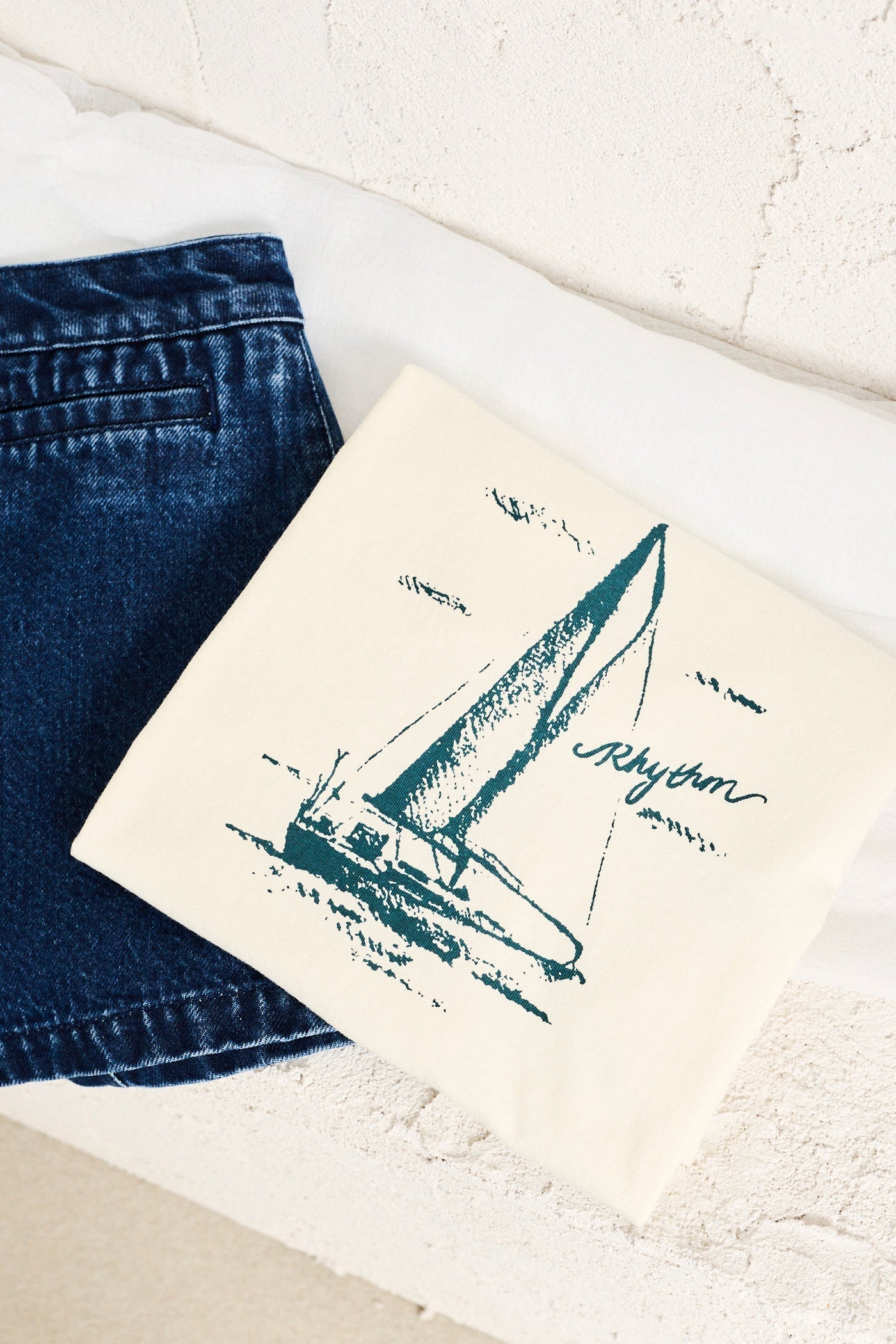 週末値下げ◇Sailboat Collage Ringer Tee Men's LIG Sailboat Short Sleeve Tee | Shop Life is Good