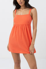 Dixie Mini Dress Orange