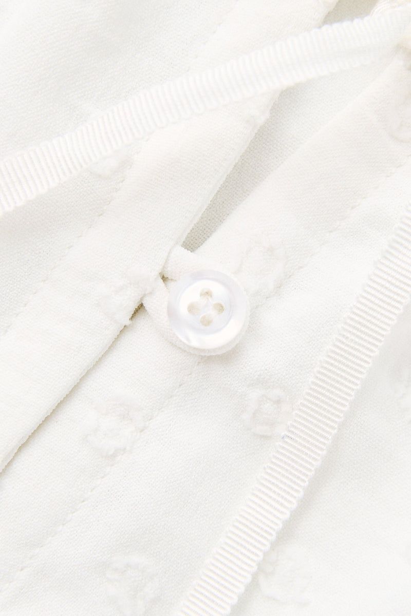 Leni Vest Top White