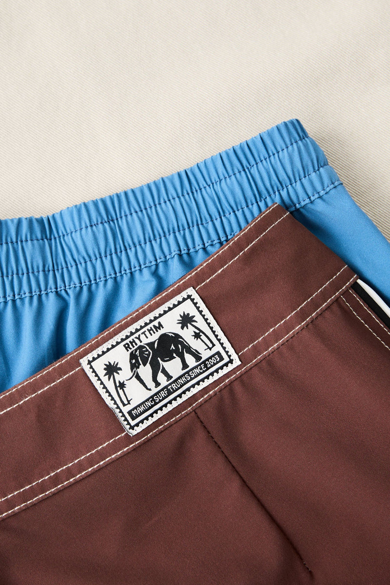 Panel Stripe Trunk Chocolate
