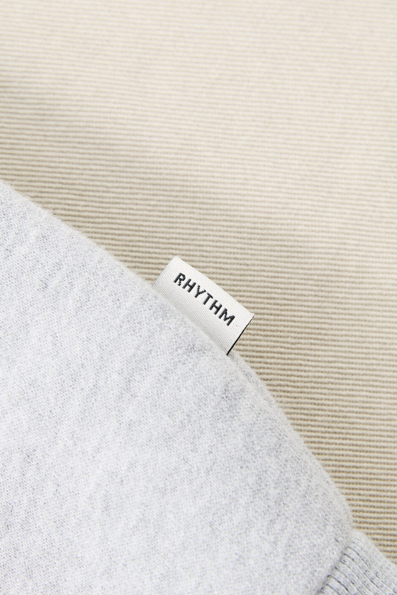 Peace Sun Fleece Zip Heather Grey