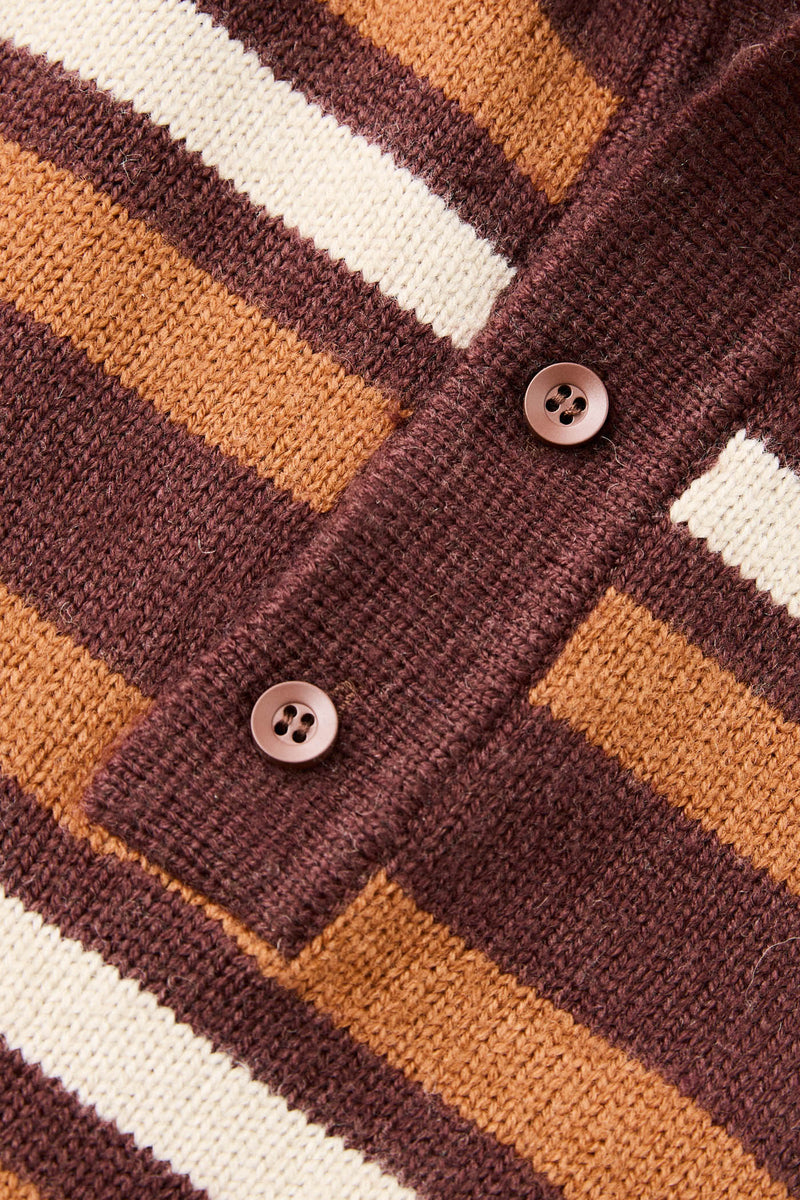 Striped Rugby Sweater Oak