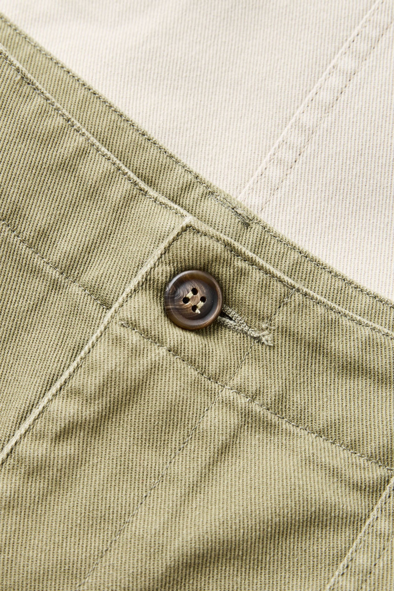 Relaxed Haight Twill Short Washed Olive