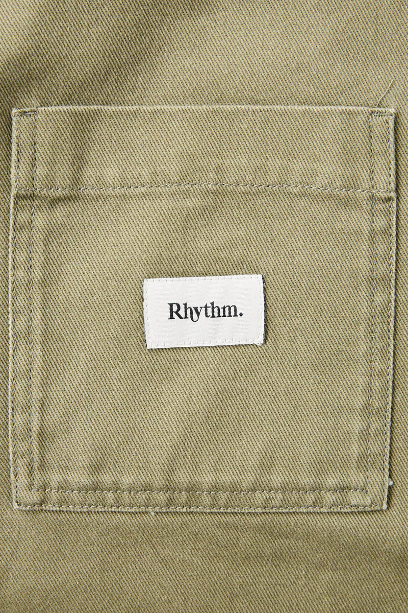 Relaxed Haight Twill Short Washed Olive