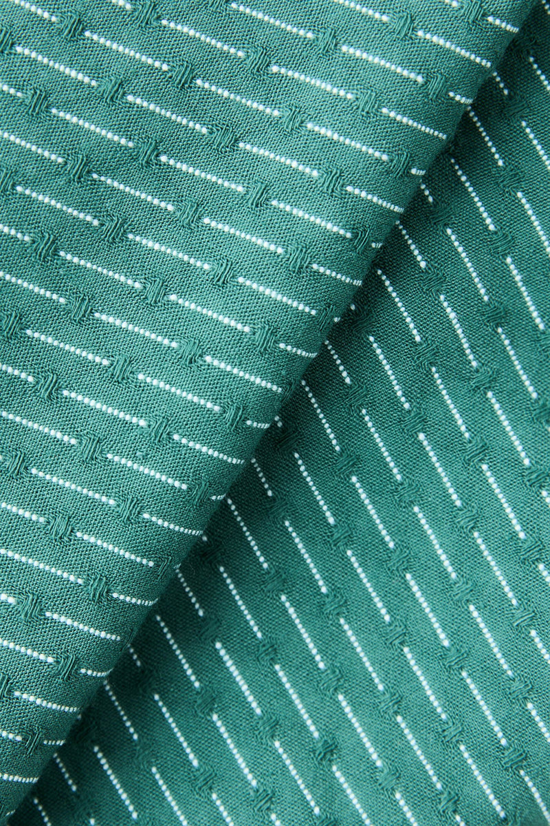 Linen Float Stitch Ss Shirt Pine