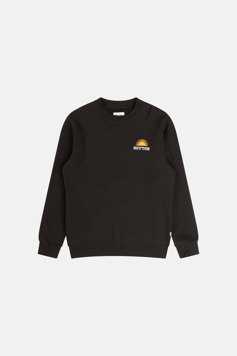 Awake Fleece Crew Black