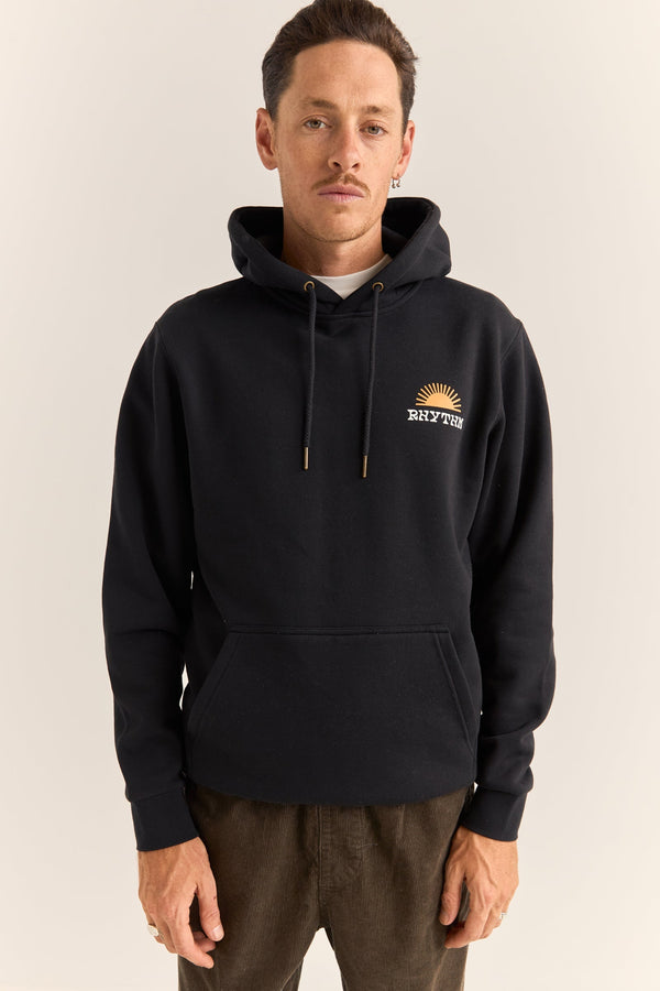 Awake Fleece Hood Black