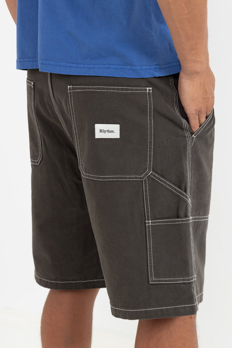 Contrast Stitch Carpenter Short Charcoal