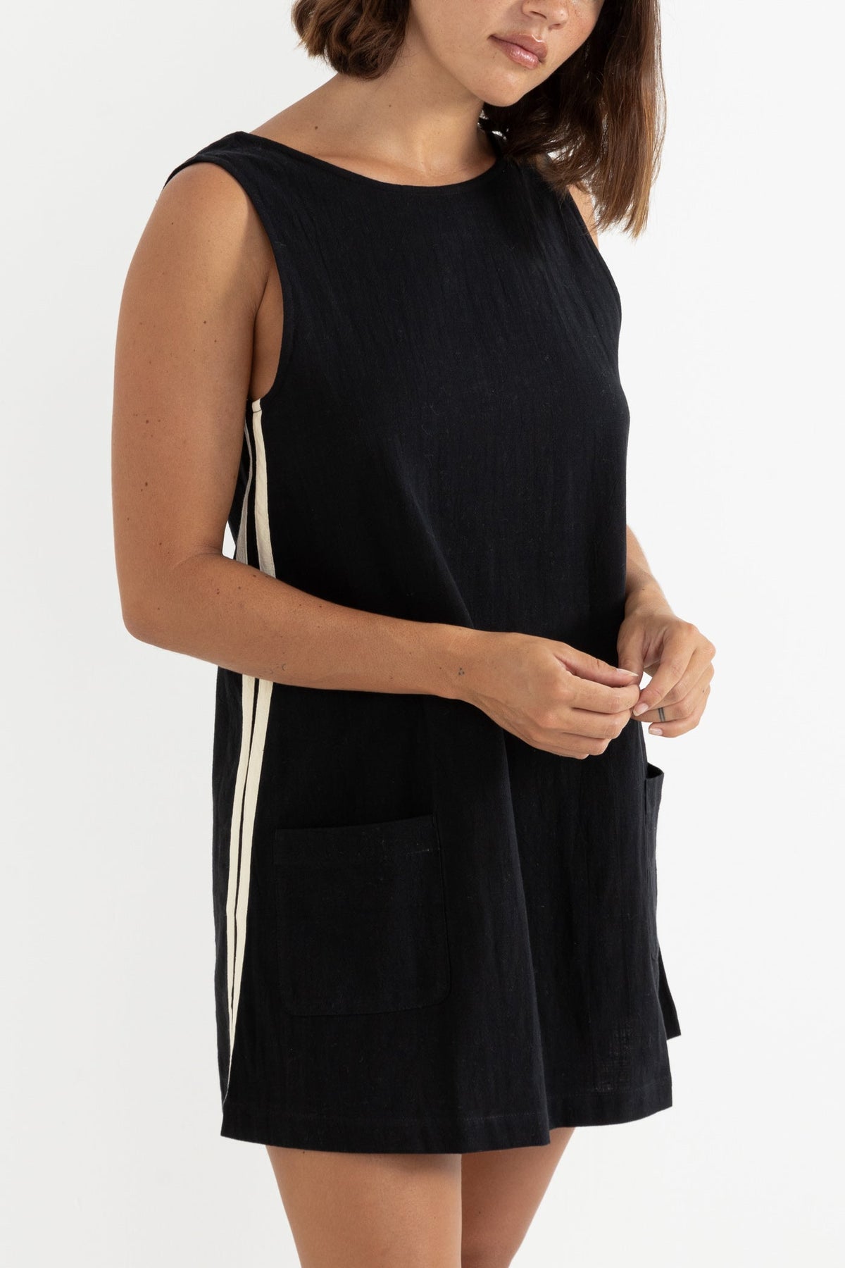 Maryanne Metallic Knit Mini Dress at TAGS Boutique
