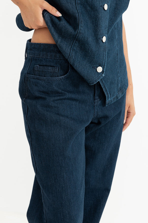 Hunter Mid-Rise Pant Indigo