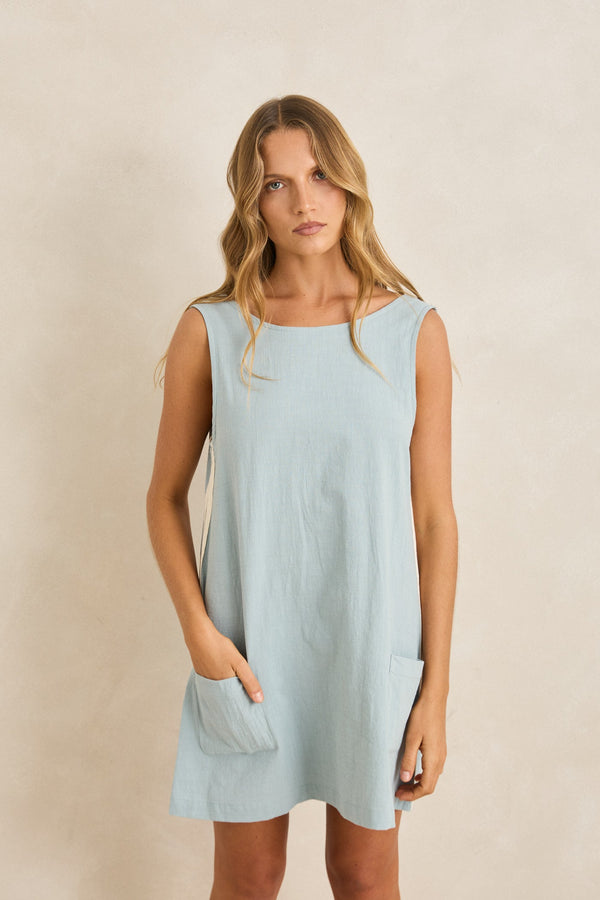 Hanalei Mini Dress Blue