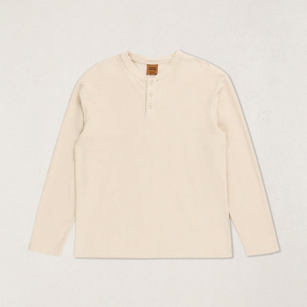 Vintage Terry Ls Henley Sand – Rhythm US