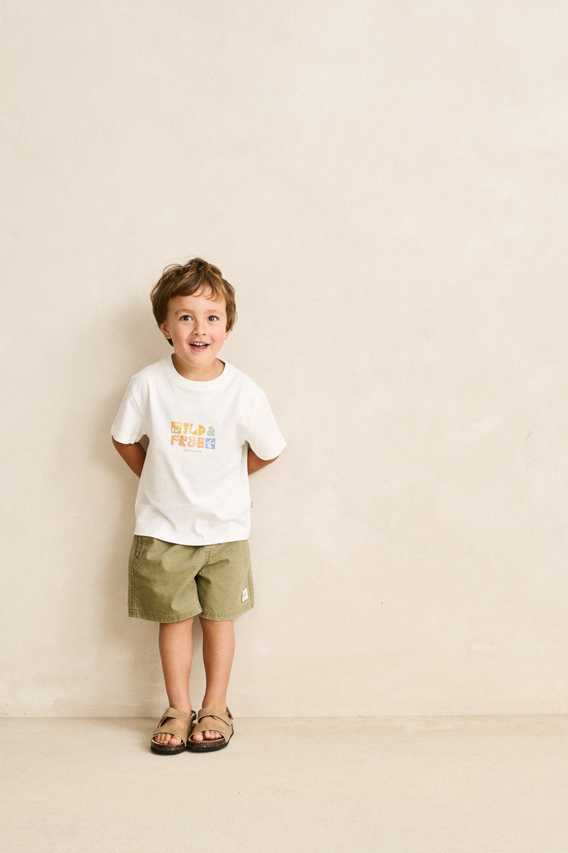 Kids Wild And Free Ss T-Shirt