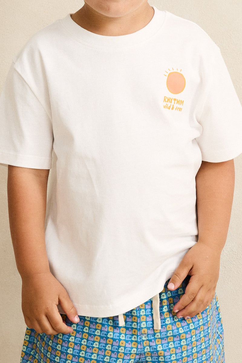 Kids Sun Croc Ss T-Shirt