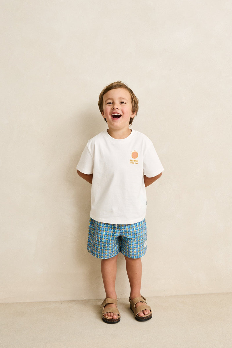 Kids Sun Croc Ss T-Shirt