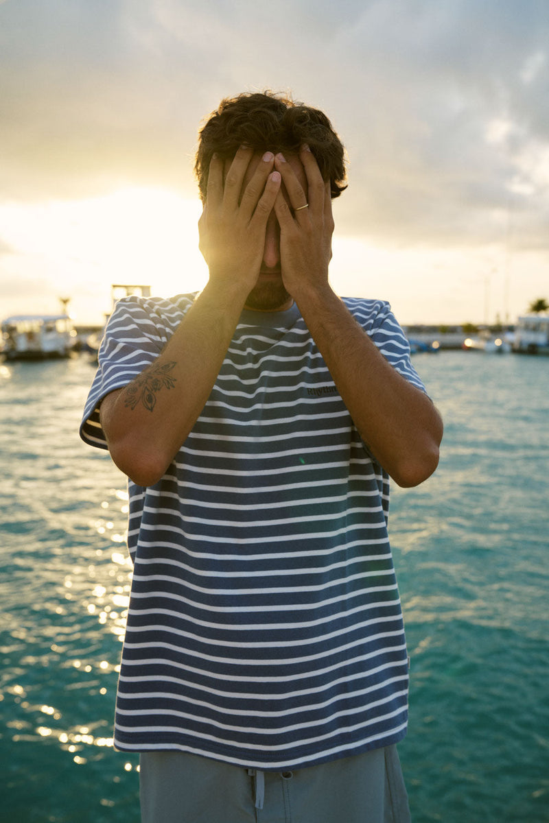 Chasm Ss T-Shirt Multi Blue