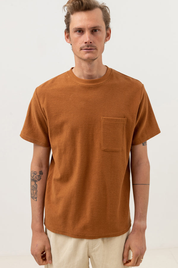 Vintage Terry SS T-Shirt Brown