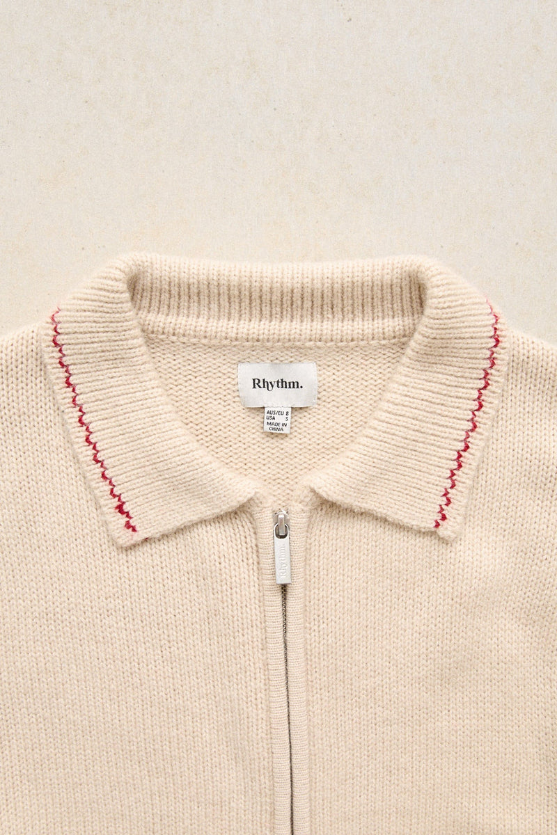 ジャンクジャーナル　マーガレット&ソフィー　ファブリックジャーナル　レトロガール Frankie Dual Zip Cardigan Natural – Rhythm US