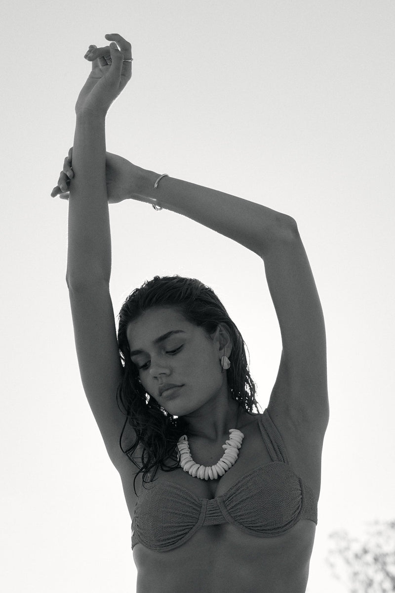 Tidewave Texture Underwire Balconette Top