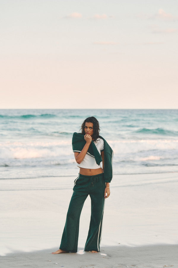 Contrast Track Pant Hunter