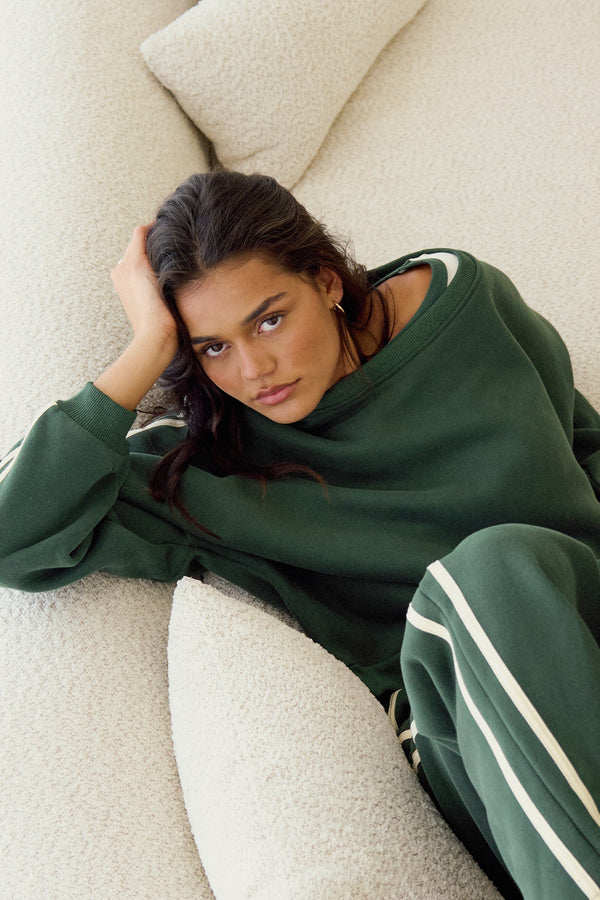 Contrast Sweatshirt Hunter