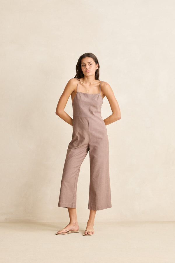 Classic Jumpsuit Taupe