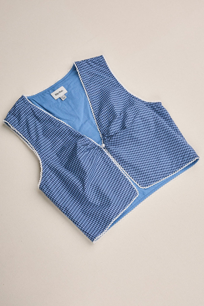 Poipu Check Pearl Vest