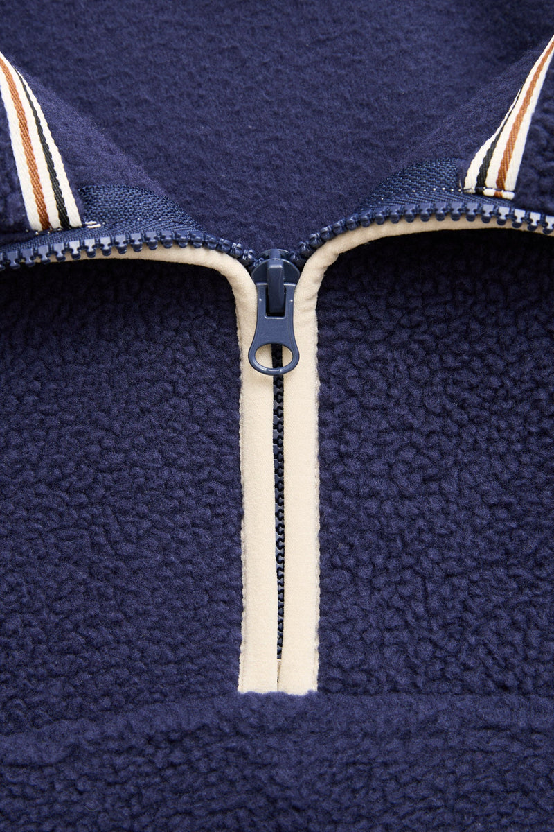 Camp Half Zip Sherpa Pullover Ocean – Rhythm US