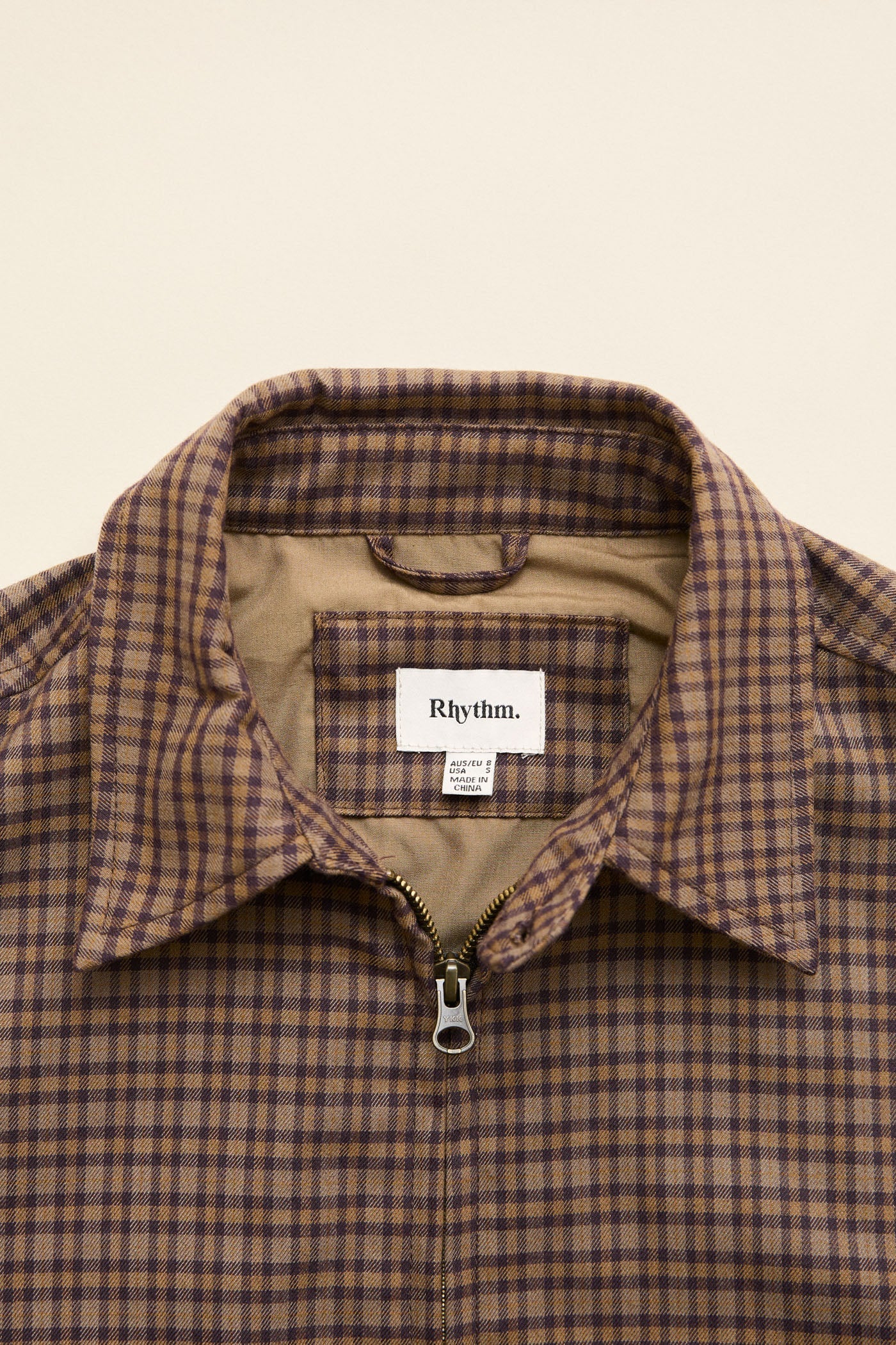 Jordy Check Jacket Cafe – Rhythm US