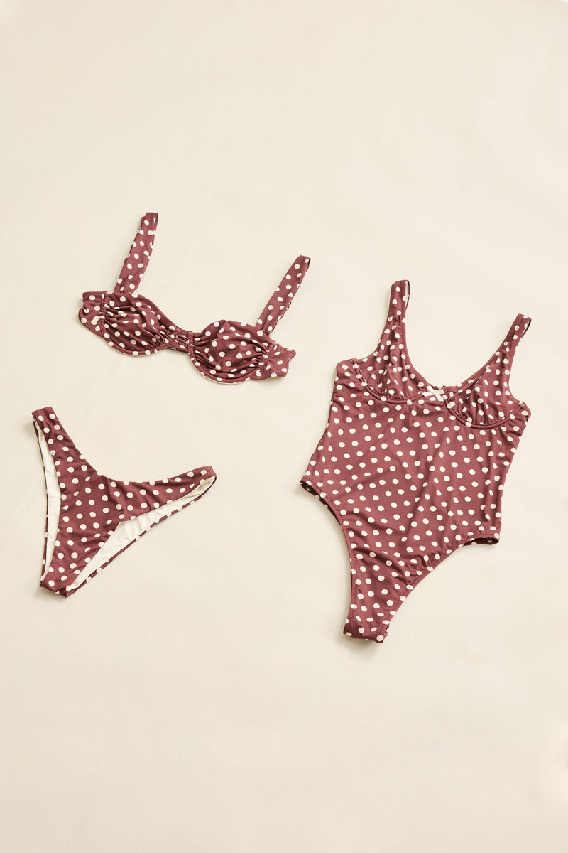 Dotti Underwire Balconette Top Cafe